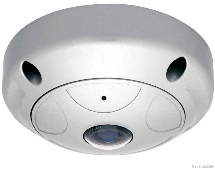 H.264 (High Profile) 2Megapixel Fish-Eye Panorama Network Dome Camera