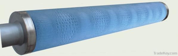 Leather embossed silicone roll,