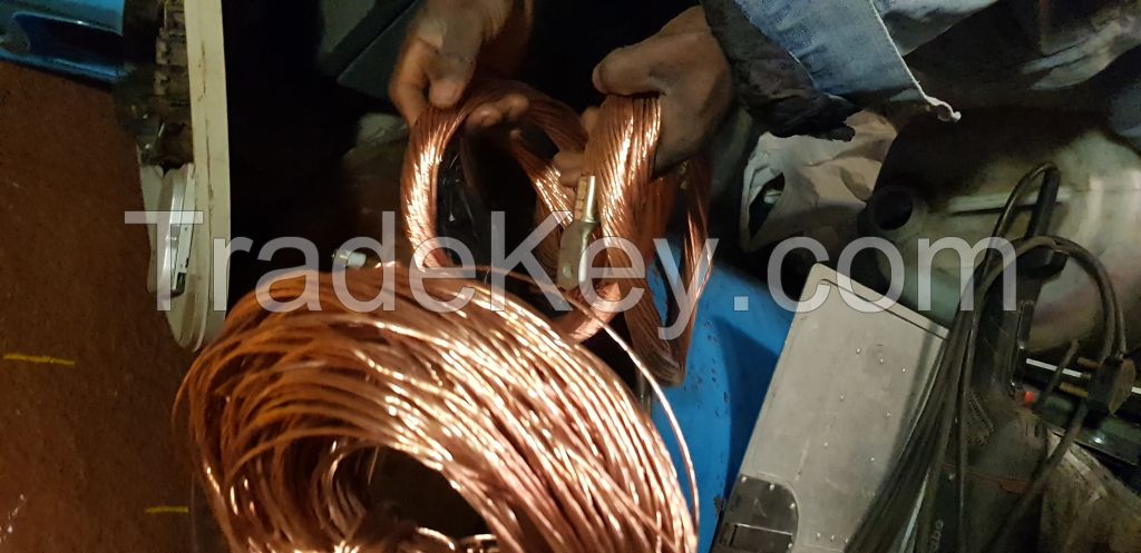 Copper Wire Scraps 99% best quality