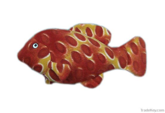 fish shape dog toy