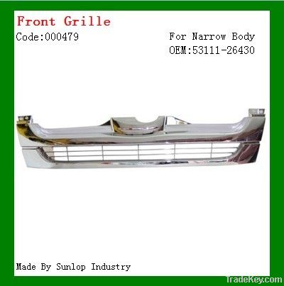 Front grille for toyota hiace