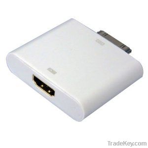 Female Converter/Adapter with Charge Cable for iPad / iPad 2 to HDMI