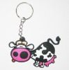 cows pvc keychain