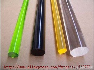 Diameter 40mm x 1M long acrylic extruded clear rod.can Have any size