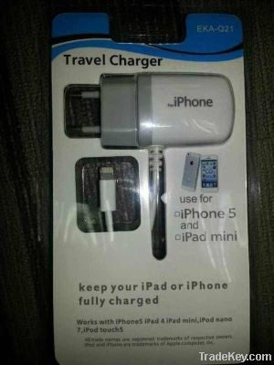 High Quality Travel charger for iPhone 5
