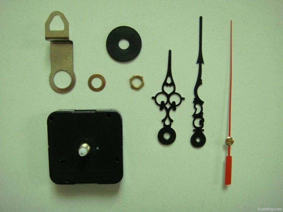 Clock Movement with Clock Hands and Accessories