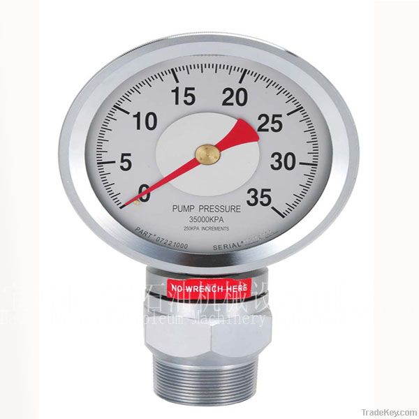 Mud pump pressure gauge, sensor, etc