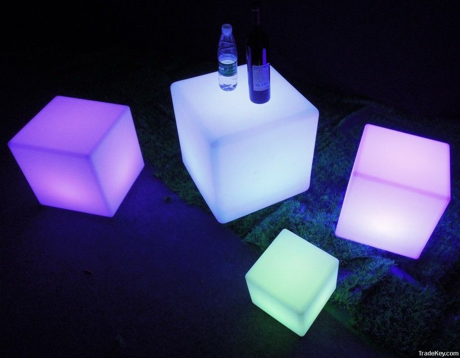 LED Cube waterproof seat Language Option  French
