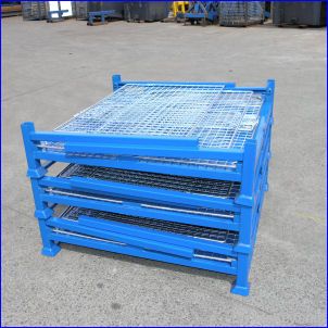 Stackable Wire Warehouse Cage