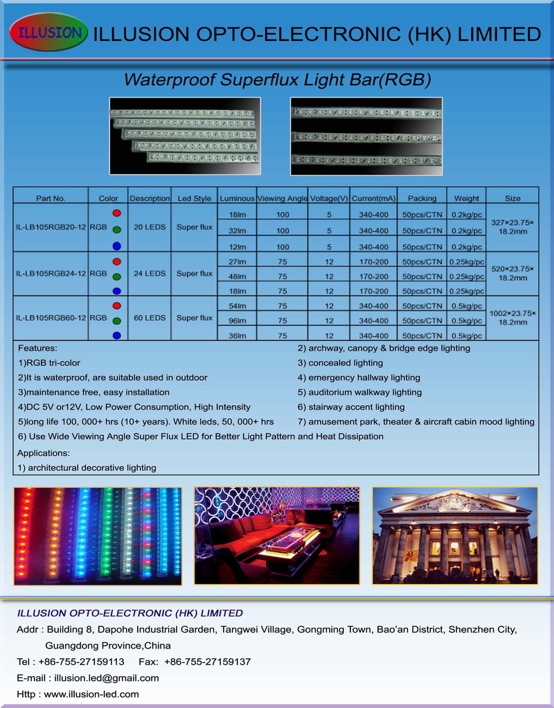 Waterproof Flexible Light Bar