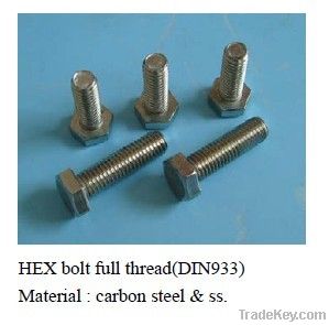 HEX BOLT, ALLEN BOLT , CARRIAGE BOLT AND THREADED ROD