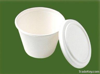 recycled plant material noodle cup with lid coffee cup popcorn cup