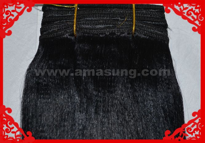 100% Indian human virgin remy hair weaving