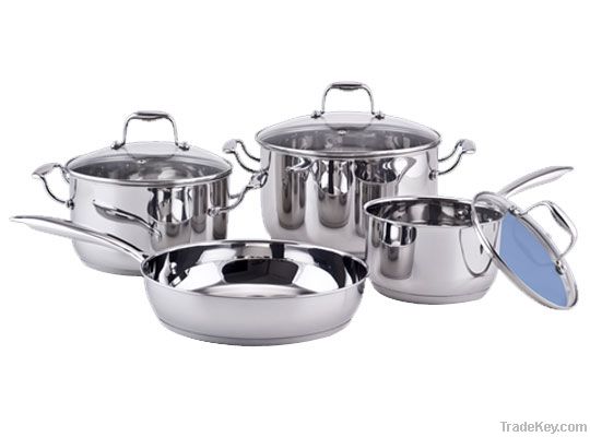 7Pcs Stainless steel cookware set SHXM1006CS