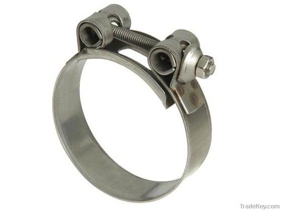 heavy duty / T type hose clamp clip with zinc-plated