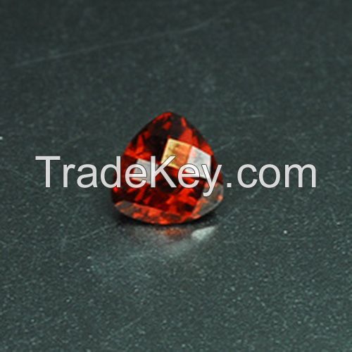 Natural Gemstone Garnet cutting