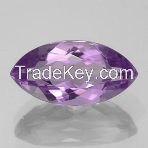 The various size and shape amethyst gemstones