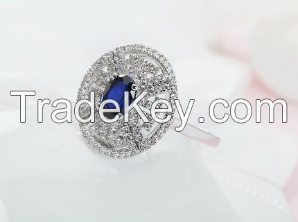Vintage Estate Wedding Jewelry sapphire ring
