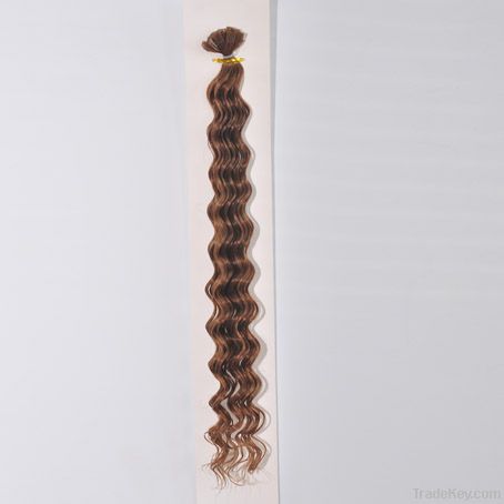 high quality 100% human remy hair pre bonded extension