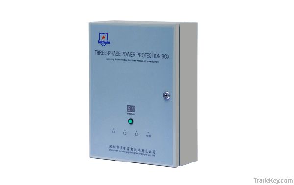 Lightning protetive box for AC power system