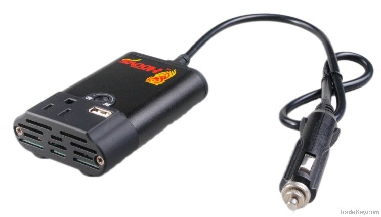 Smart 100W car ivnerter  with USB port