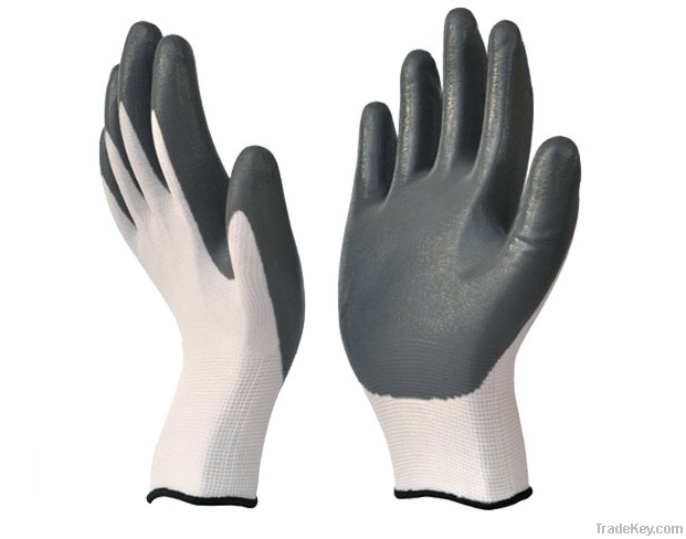 Nitrile Palm Coated Glove