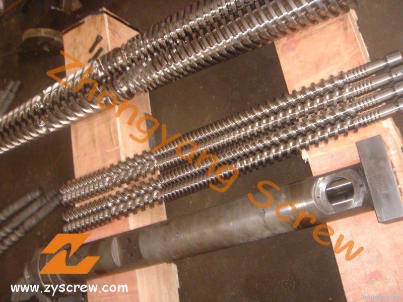 parallel twin screw and barrel for plastic extruder machine