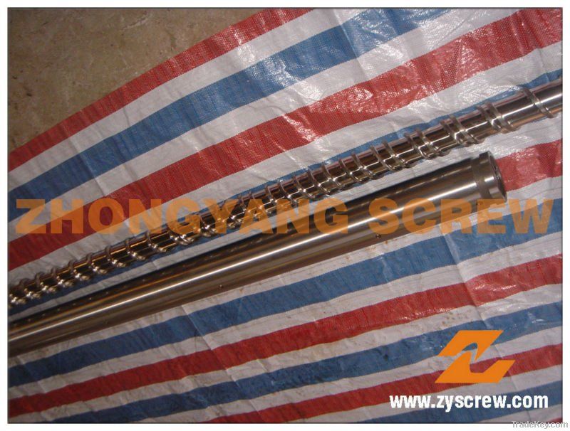 single screw and barrel for plastic extruder machine