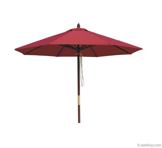 China Wooden Patio Umbrella