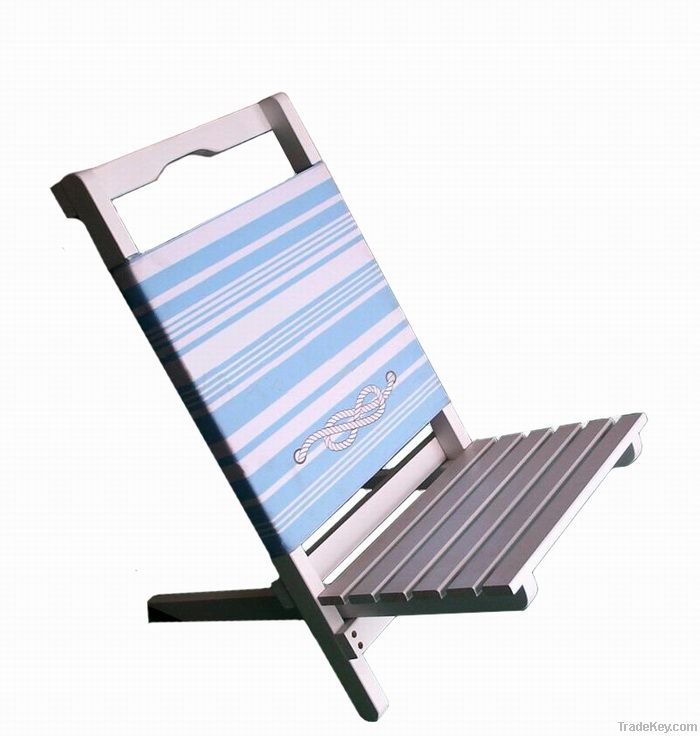 beach wood chair