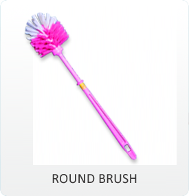 round toilet brush