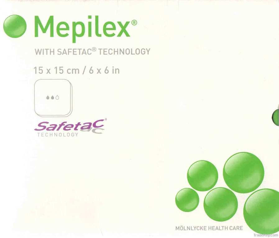 Absorbent foam dressing Mepilex 15x15