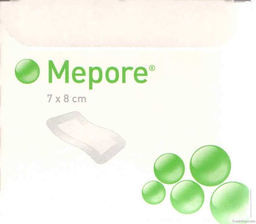 Self-adhesive absorbent dressing Mepore 7x8