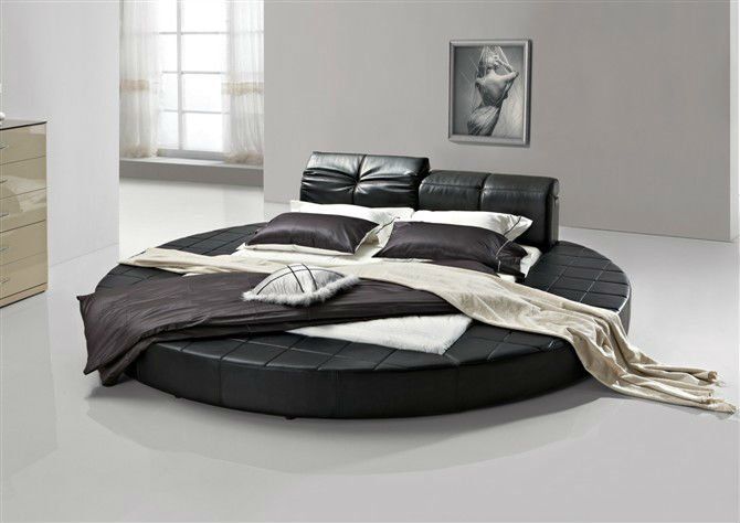 Modern round bed A8013