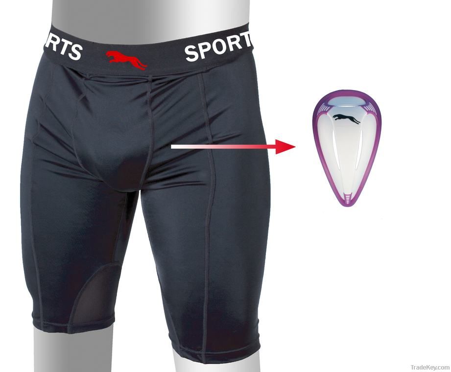 Compression short with Protective Cup