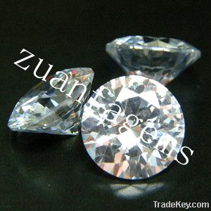 European Machine cut cubic zirconia cz stone