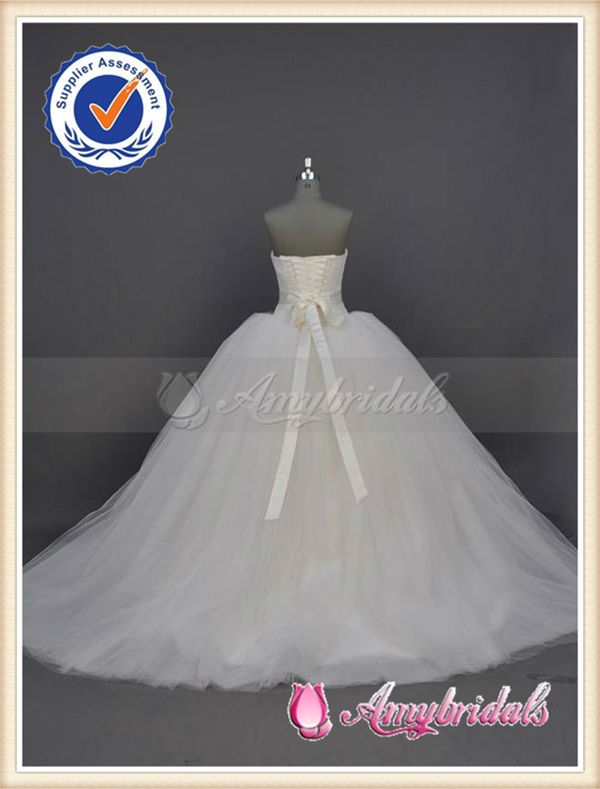 AM346C real pictures ball gown china custom made wedding dress china