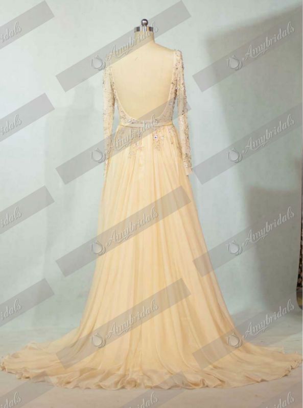 01183 Real picture crystal diamond elie saab evening dress 2014 turkish evening dress