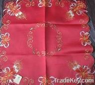 beautiful Christmas tablecloth