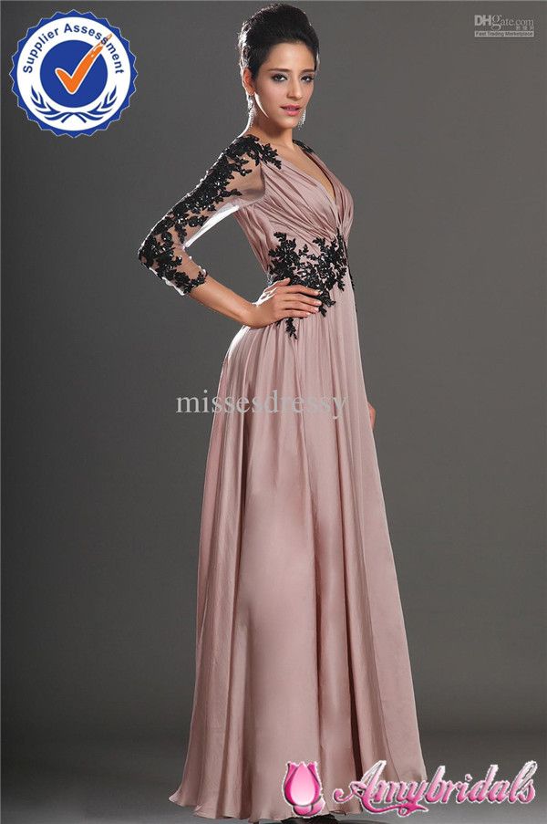 SA4678 Long Sleeve Muslim Evening Dress Crinkle Chiffon Maxi Dress 2013