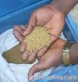 Alluvial gold dust, gold bars