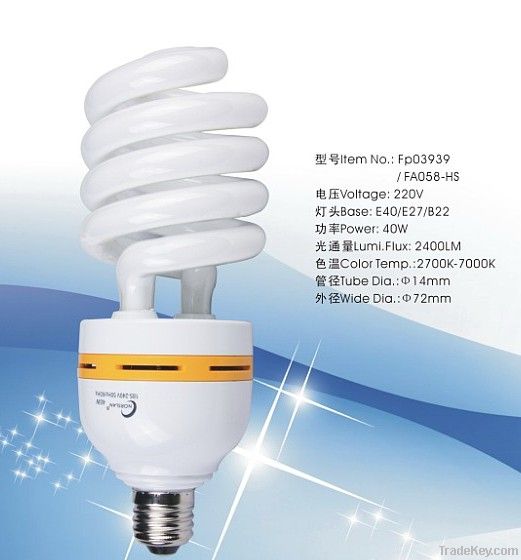 Good quality  half spiral  Energy Saving Bulb