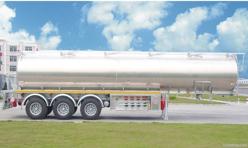 Aluminum alloy oil tank Semi-trailer