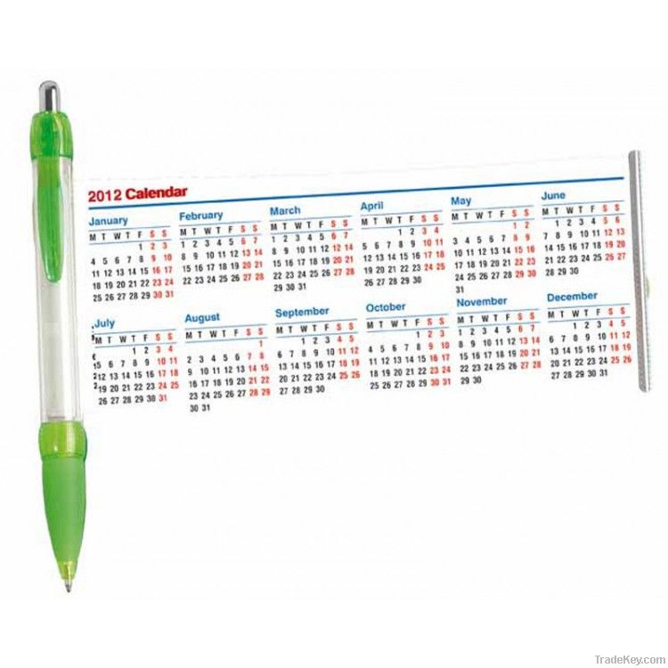 Calendar pen