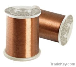 Polyamide composite polyester or polyimide enamelled round copper wire