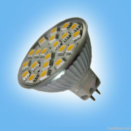 2012 CE RoHS 21 SMD Power 5050 4W 12V LED MR16 Lamp