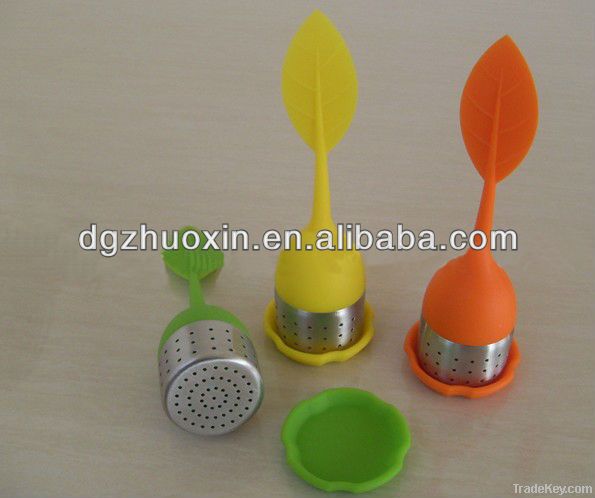 silicone and S.steel 304L tea ball tea tool tea infuser