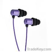 Classic and fashionable in-ear flat cable ceramic earphone for iPod (V