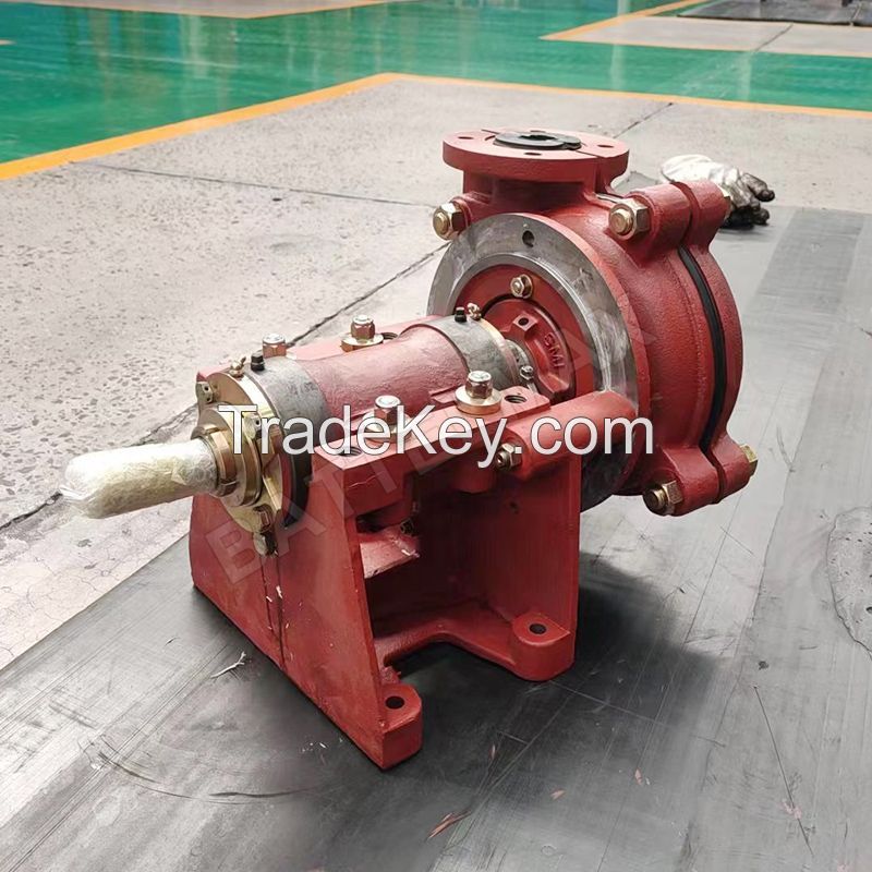 HCR series heavy duty rubber lined slurry pump
