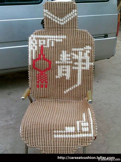 Ice Silk Hand Weave Car Seat Cover Seat Cushion